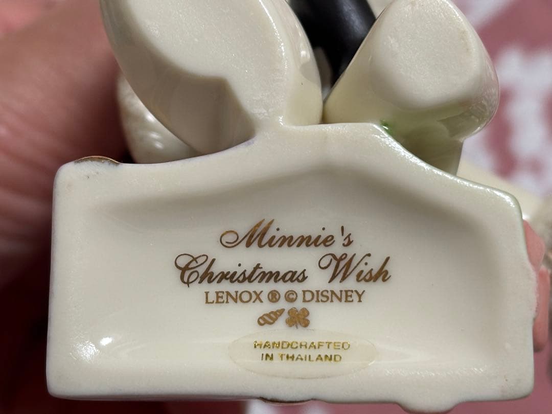 クリスマス　ミッキー&ミニー　レノックスLENOX