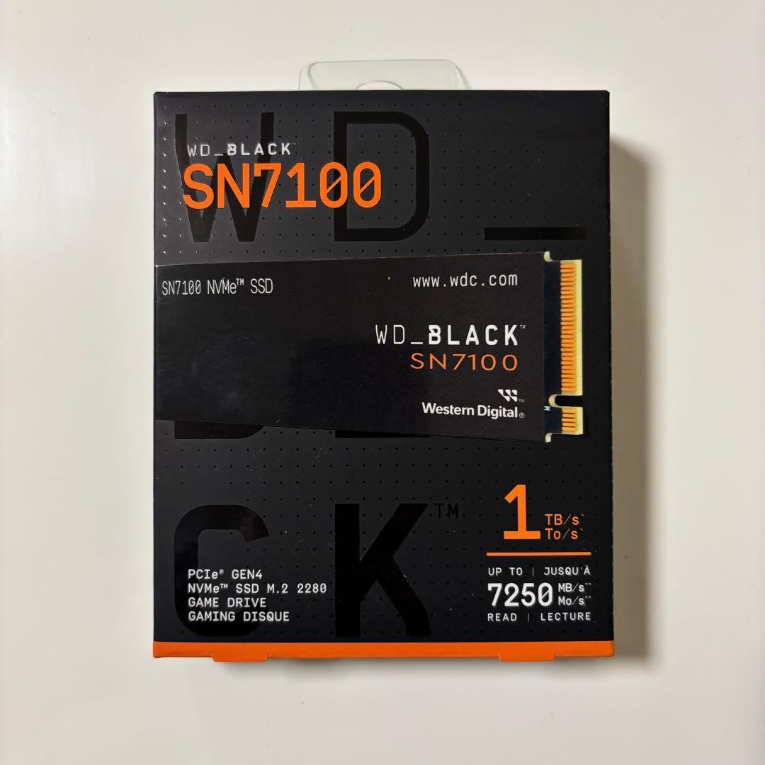 内蔵型SSD WD_BLACK SN7100 1TB M.2 NVMe SSD