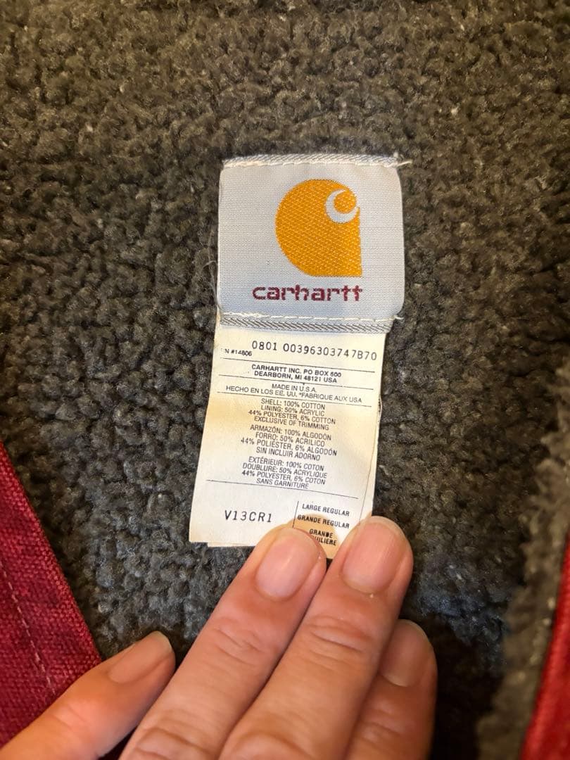 90s made in USA カーハートダッグベスト　レアカラー