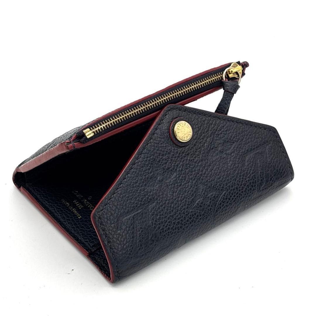 ルイヴィトン アンプラント ヴィクトリーヌ マリーヌルージュ 三つ折り財布