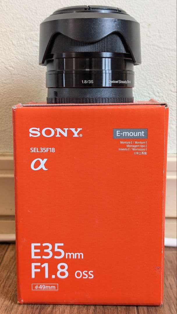 レンズ(単焦点) SONY E 35mm F1.8 OSS SEL35F18