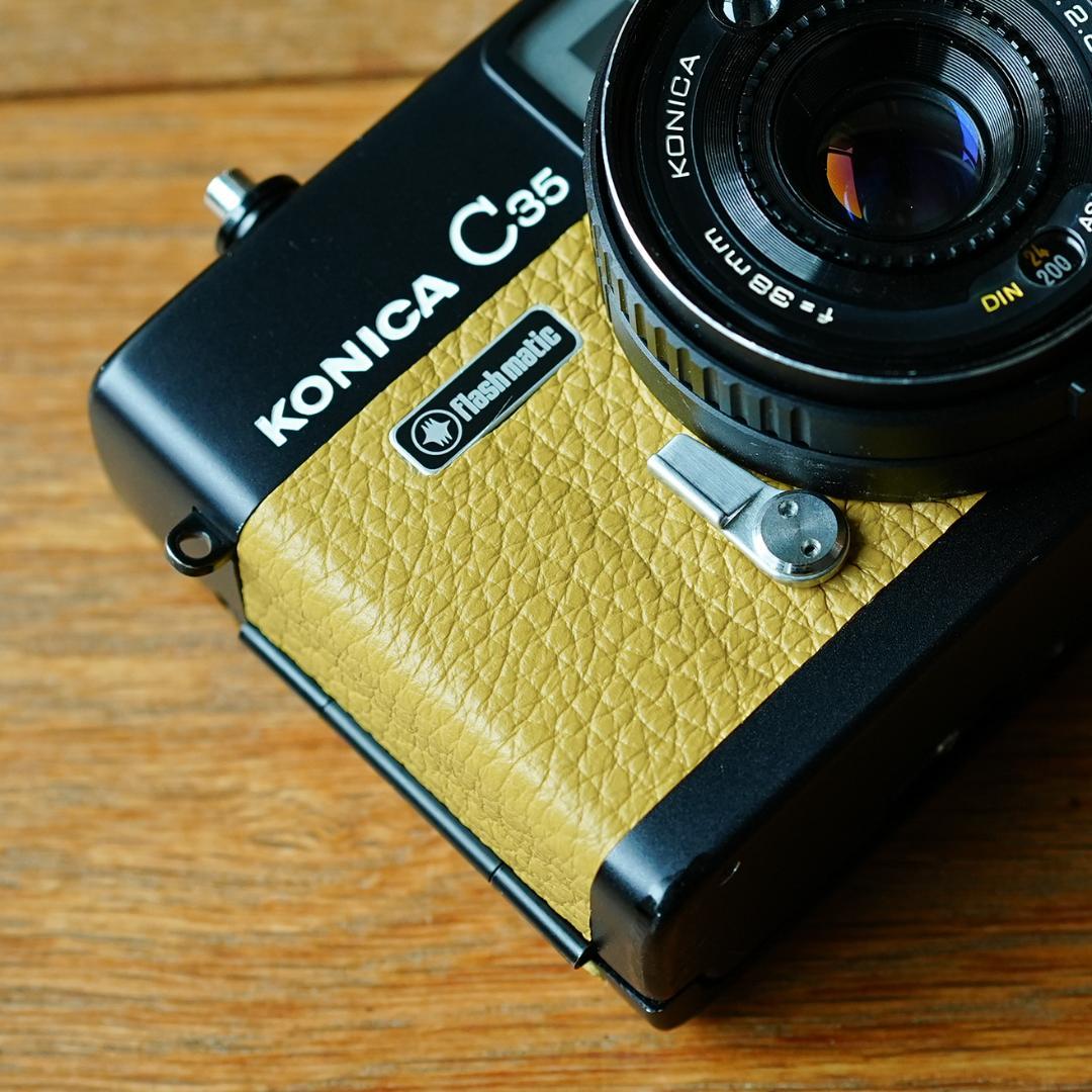 Konica C35 flash matic ブラック×イエロー【整備済完動品】