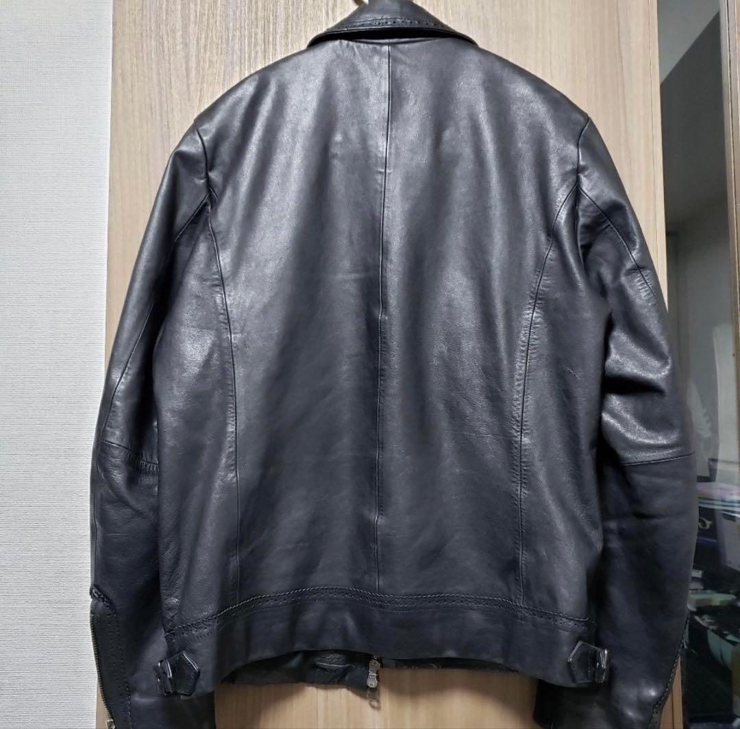 ☆レア☆ nano universe 馬革 レザージャケット Lサイズ