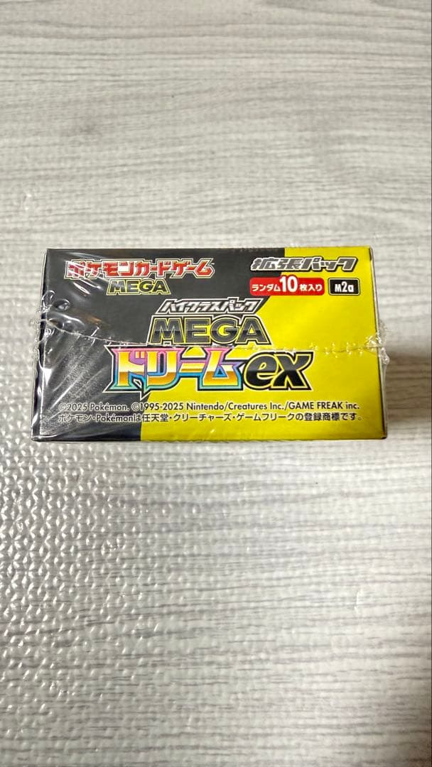 ポケモンカード　MEGAドリームex シュリンク付きbox￼
