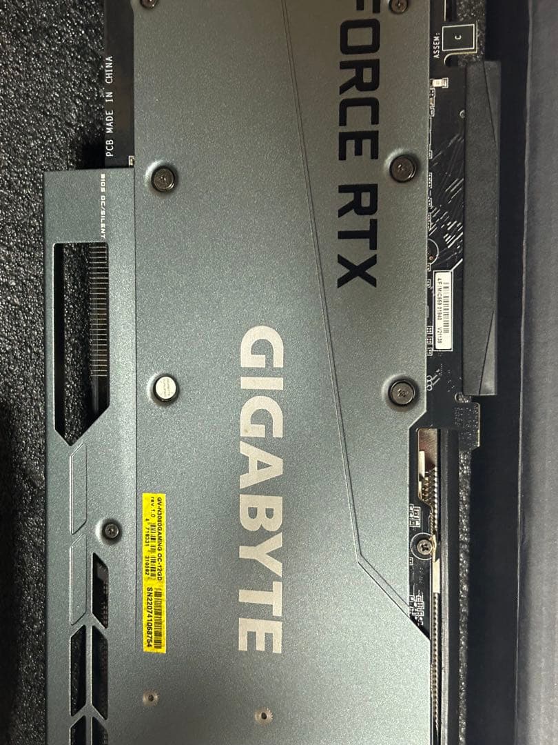 グラフィックボード・グラボ・ビデオカード NVIDIA GeForce RTX 3080 GDDR6X 12GB