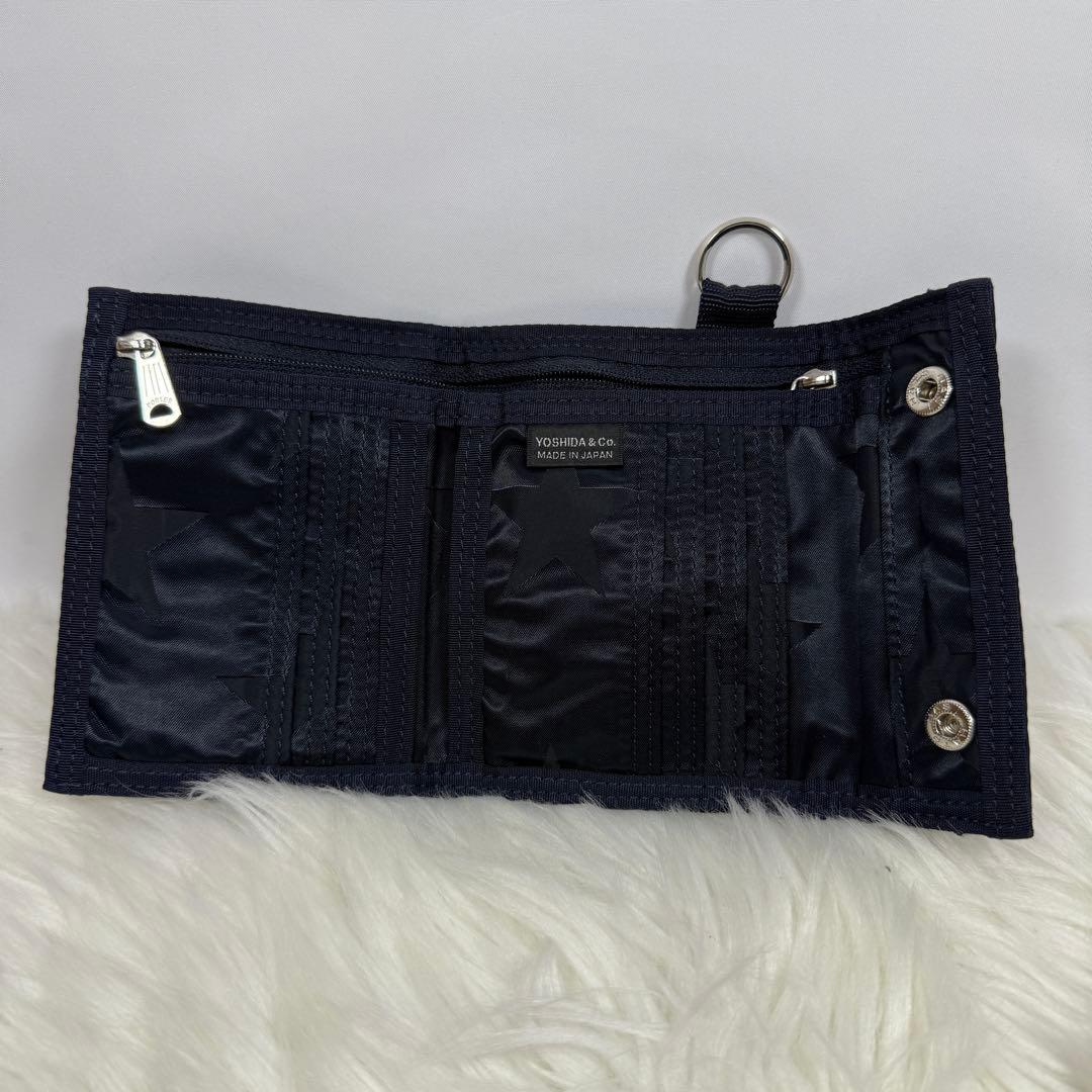 [未使用級] PORTER FLAG Wallet 三つ折財布 星