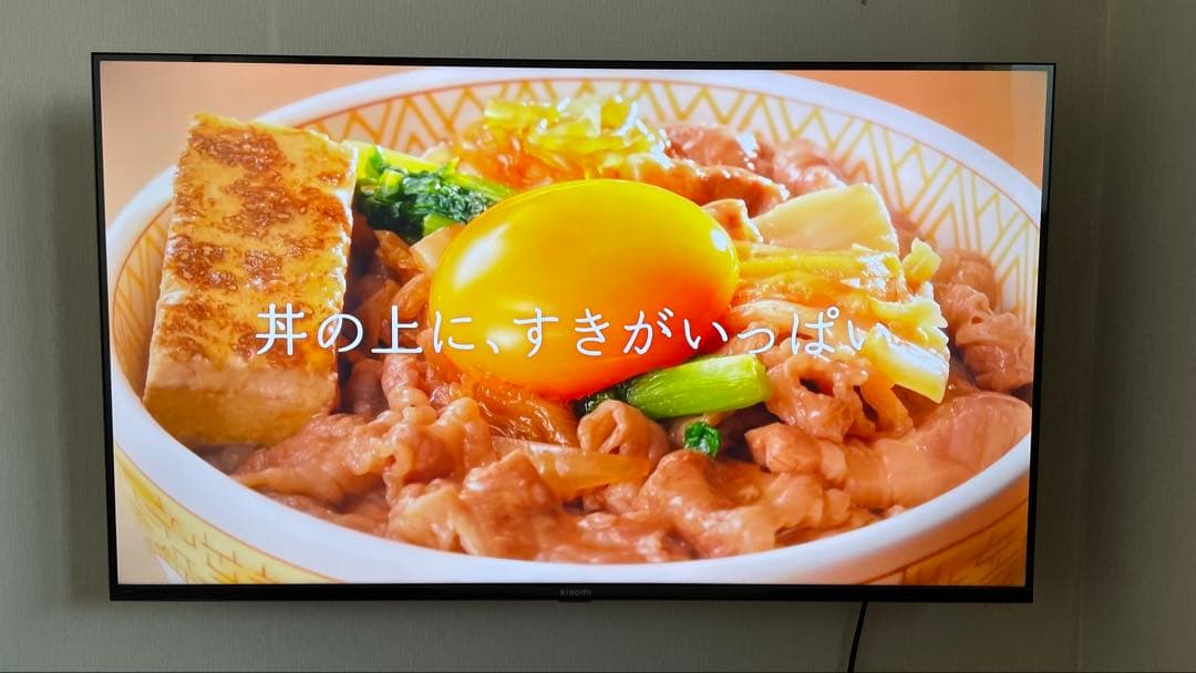 21日まで出品Xiaomi4K43型液晶テレビ GoogleTV 壁掛けユニット