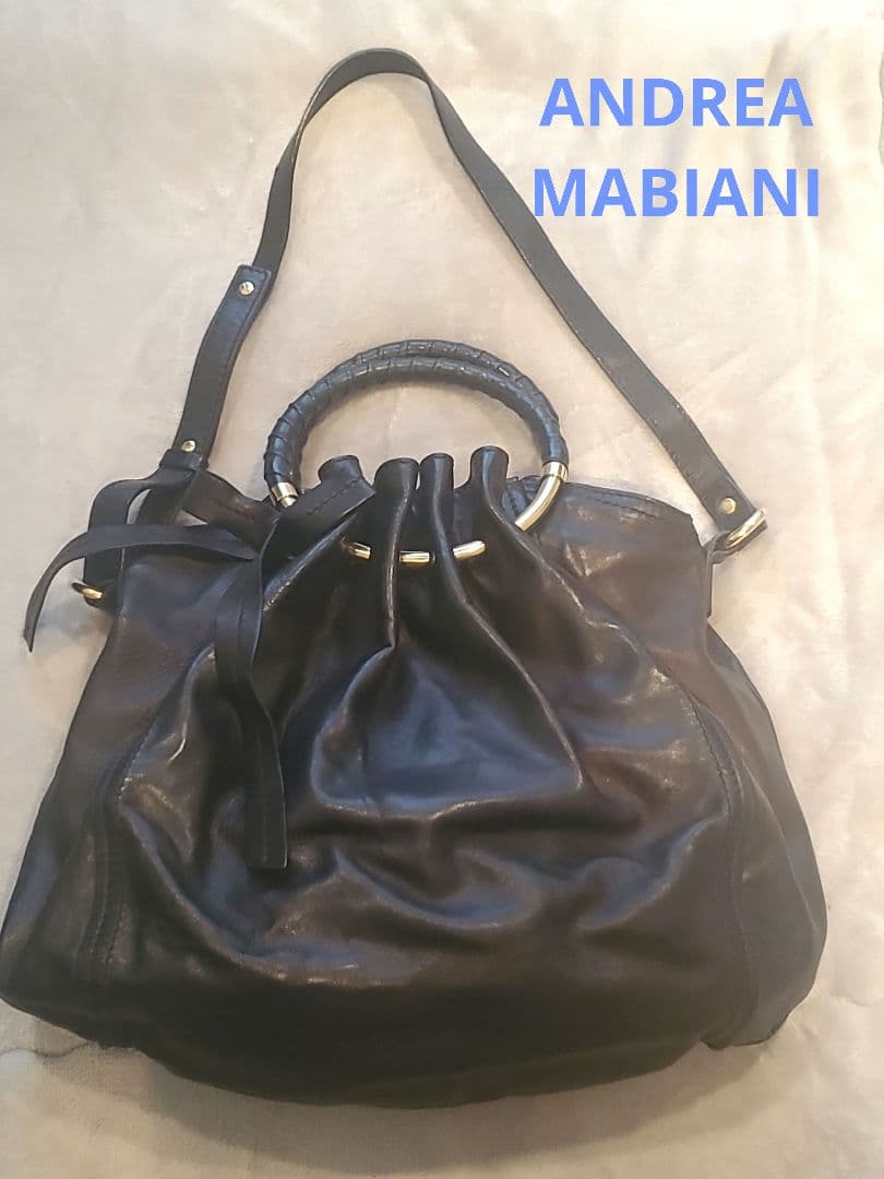 アンドレアマビアーニレザーバッグ