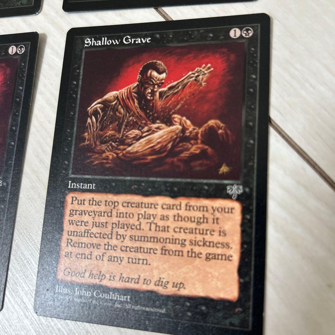 浅すぎる墓穴/Shallow Grave 4枚 英語 MIR MTG