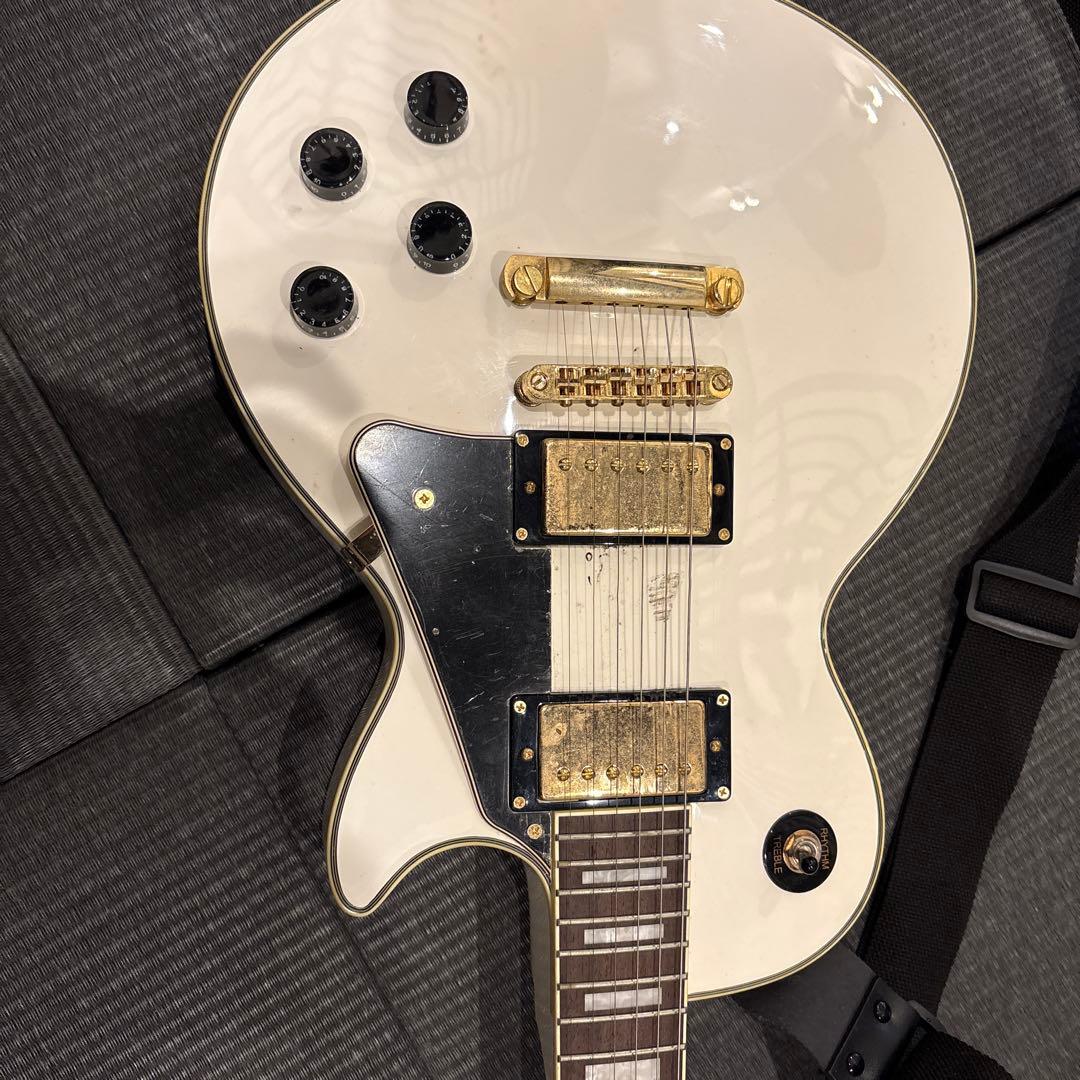 エレキギター ホワイト ハムバッカー