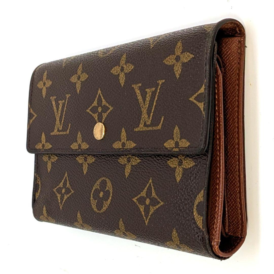 ルイヴィトン モノグラム エテュイ パピエ 三つ折り財布 パスケース B31