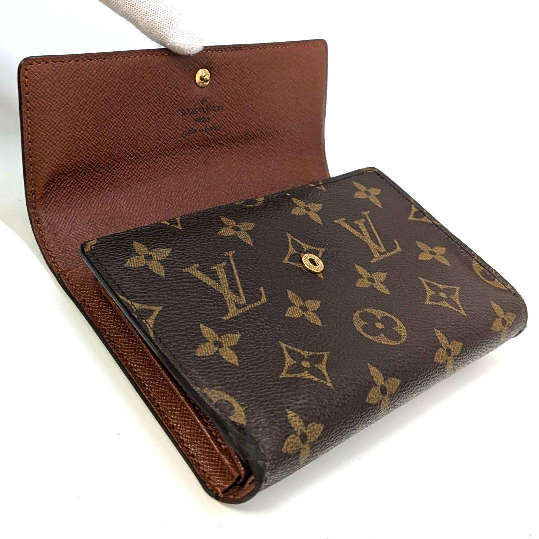ルイヴィトン モノグラム エテュイ パピエ 三つ折り財布 パスケース B31