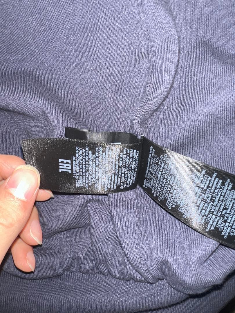 YZY ZIP UP HOODIE ネイビー　L