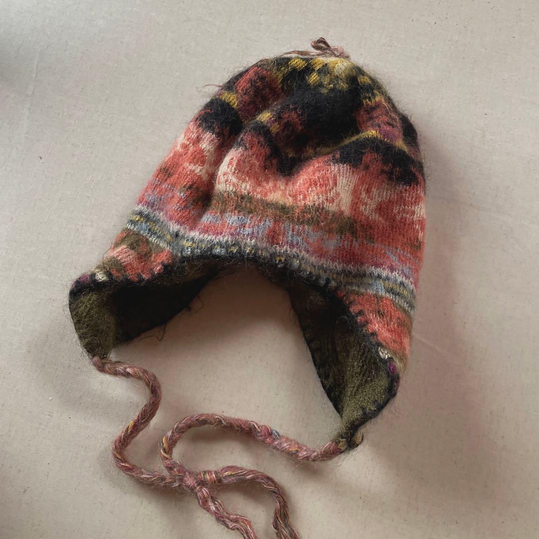 ヴィヴィアンウェストウッド　耳当て付ニット帽