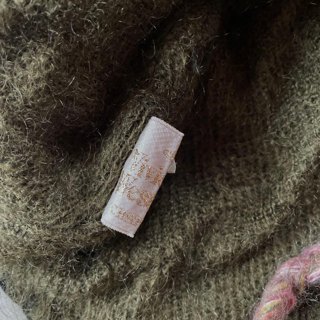 ヴィヴィアンウェストウッド　耳当て付ニット帽