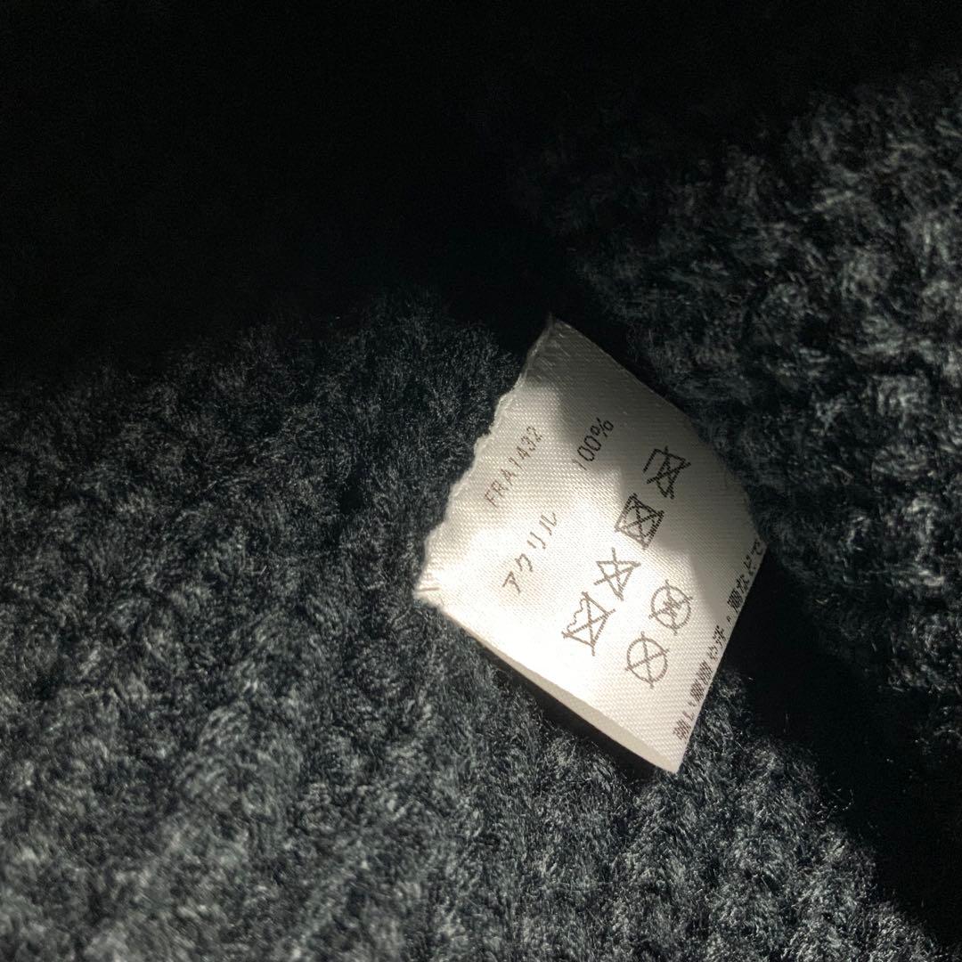 【希少】　FR2 月桃　Bunny Ears Beanie ニット帽　ブラック