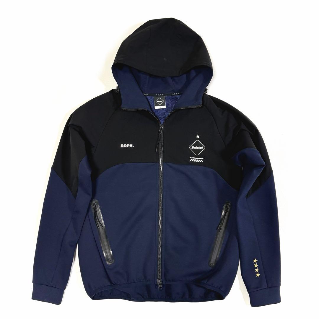 FCRB ベンチレーションフーディパーカー スウェット ネイビー S