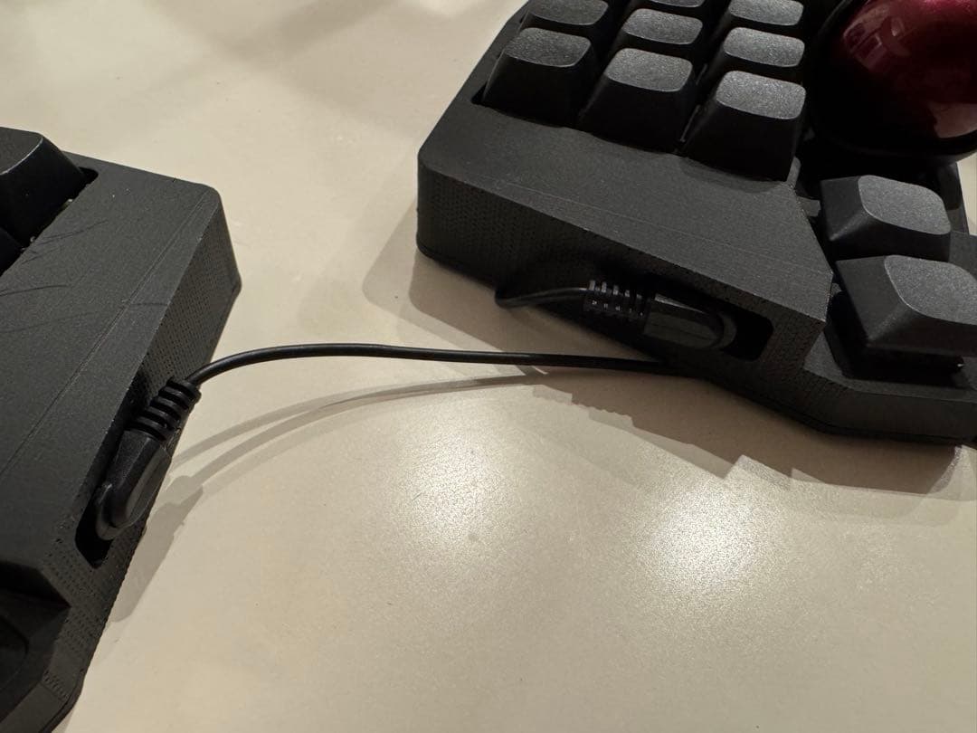 【新品】keyball39 完成品　静音リニア　トラックボール付き