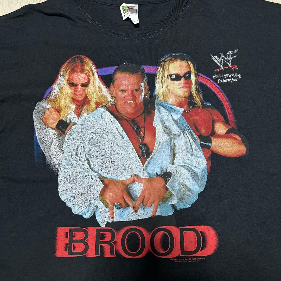 WWE WWF BROOD クリスチャン　エッジ　ギャングレル　プロレスTシャツ
