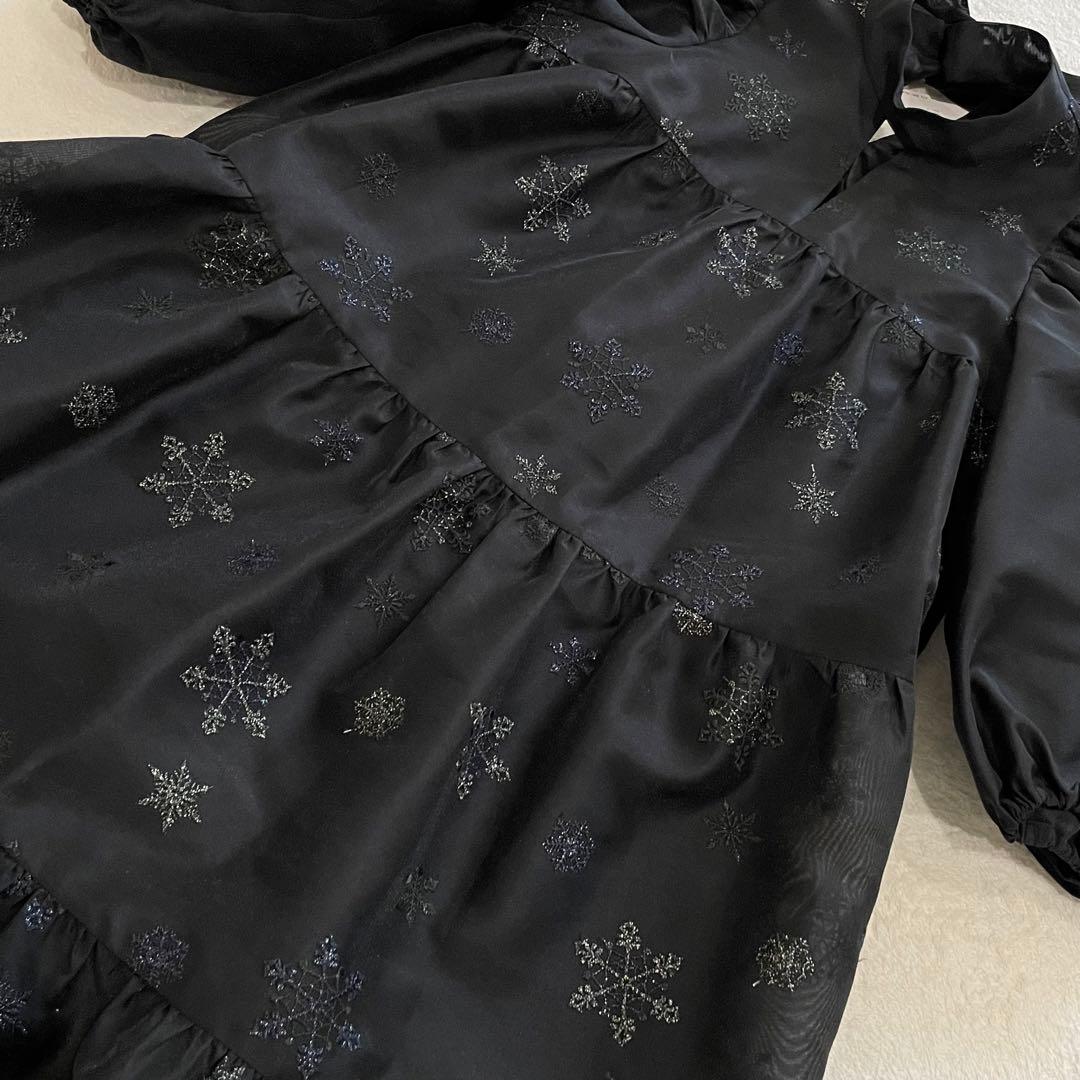 スーツ・フォーマル・ドレス Arobe  Flake Embroidery Tired Dress