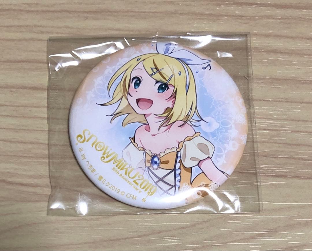 鏡音リン  MIKU 2017 缶バッジ