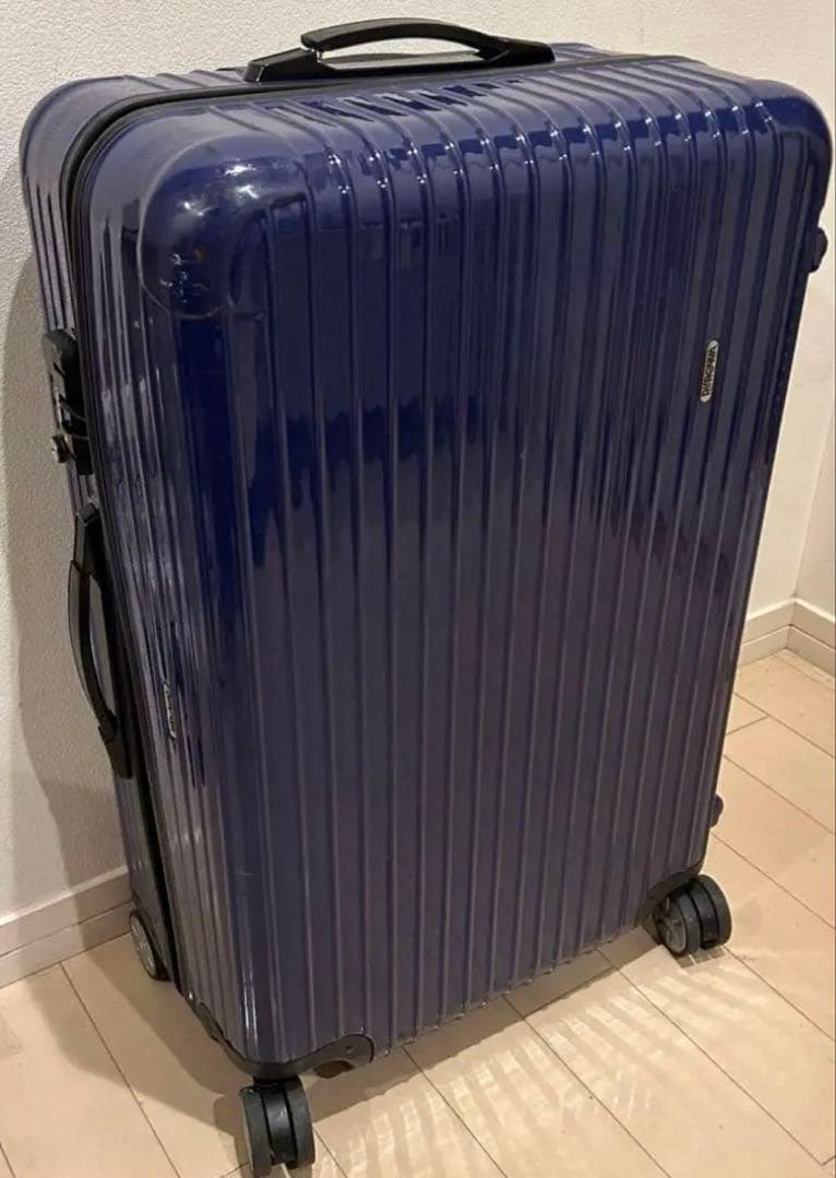 美品リモワRIMOWA サルサ（4輪）877.70 TSAロック　軽量　ネイビー
