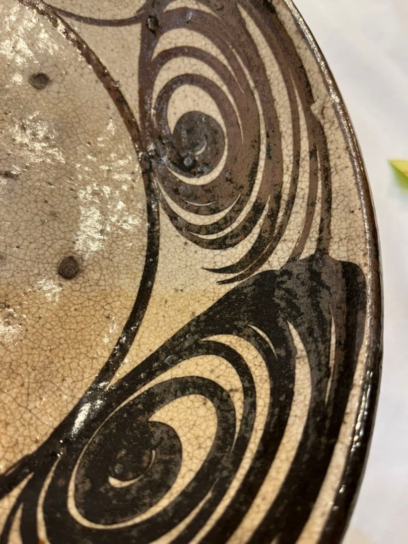 骨董 馬の目 皿 江戸時代