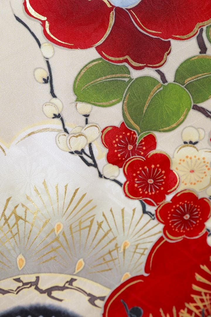 ≪美品≫正絹　振袖9点フルセット【877】【150cm~160cmの方用】