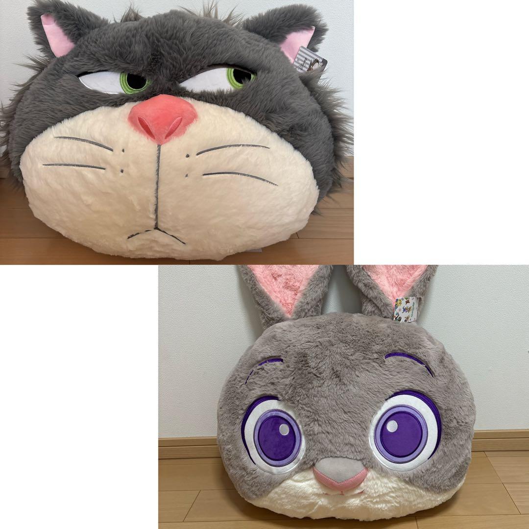 ★新品、タグ付 ★ディズニー ルシファー&ジュディ　2点セット　ぬいぐるみ