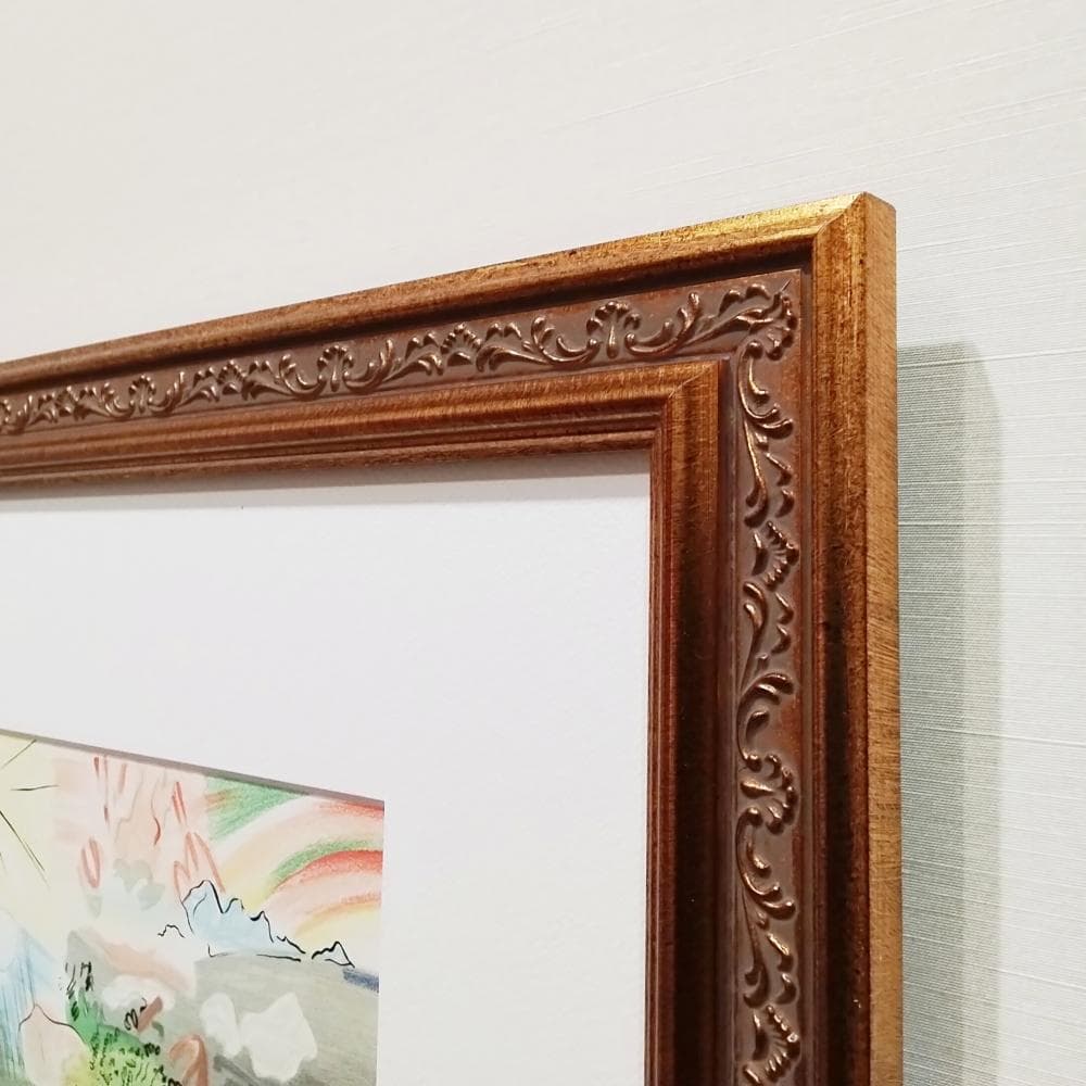 ラウル・デュフィ　画家への手紙　電気の精　1965年　リトグラフ　版画　真作