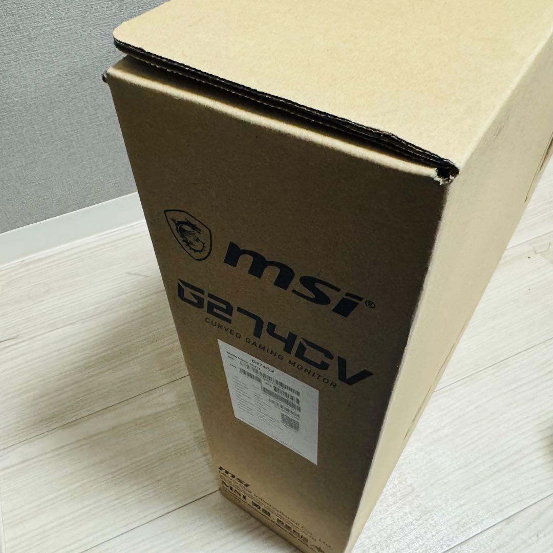 SI（エムエスアイ） 湾曲パネル搭載ゲーミングモニター G274CV