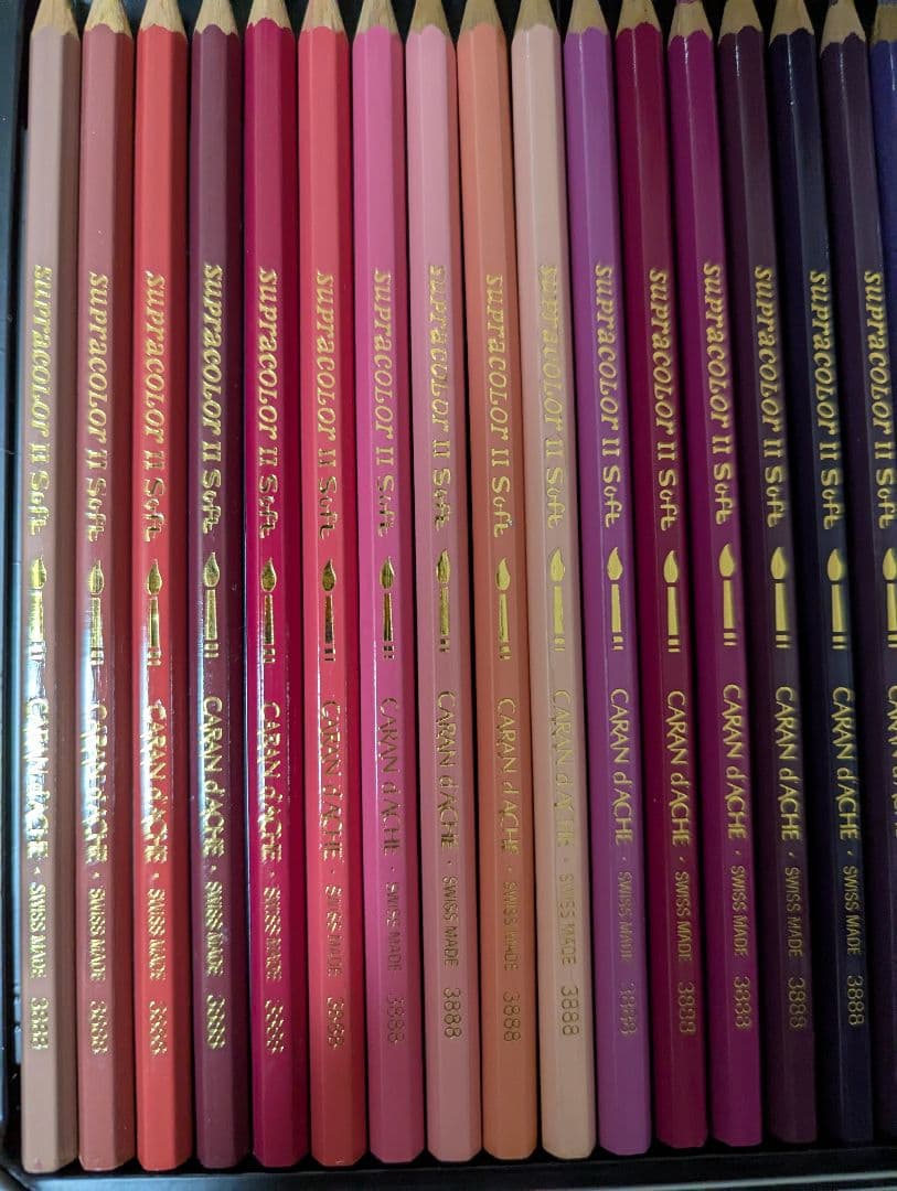 カランダッシュ スプラカラー 80色 水彩 色鉛筆 画材 アート 絵画 筆記