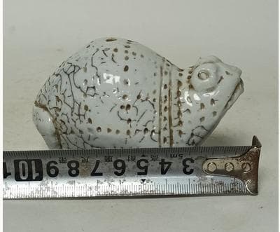 ■観心時代旧蔵■珍品朝鮮 高麗磁 朝鮮古陶磁器 古高麗 李朝時代 高麗白磁亀水滴