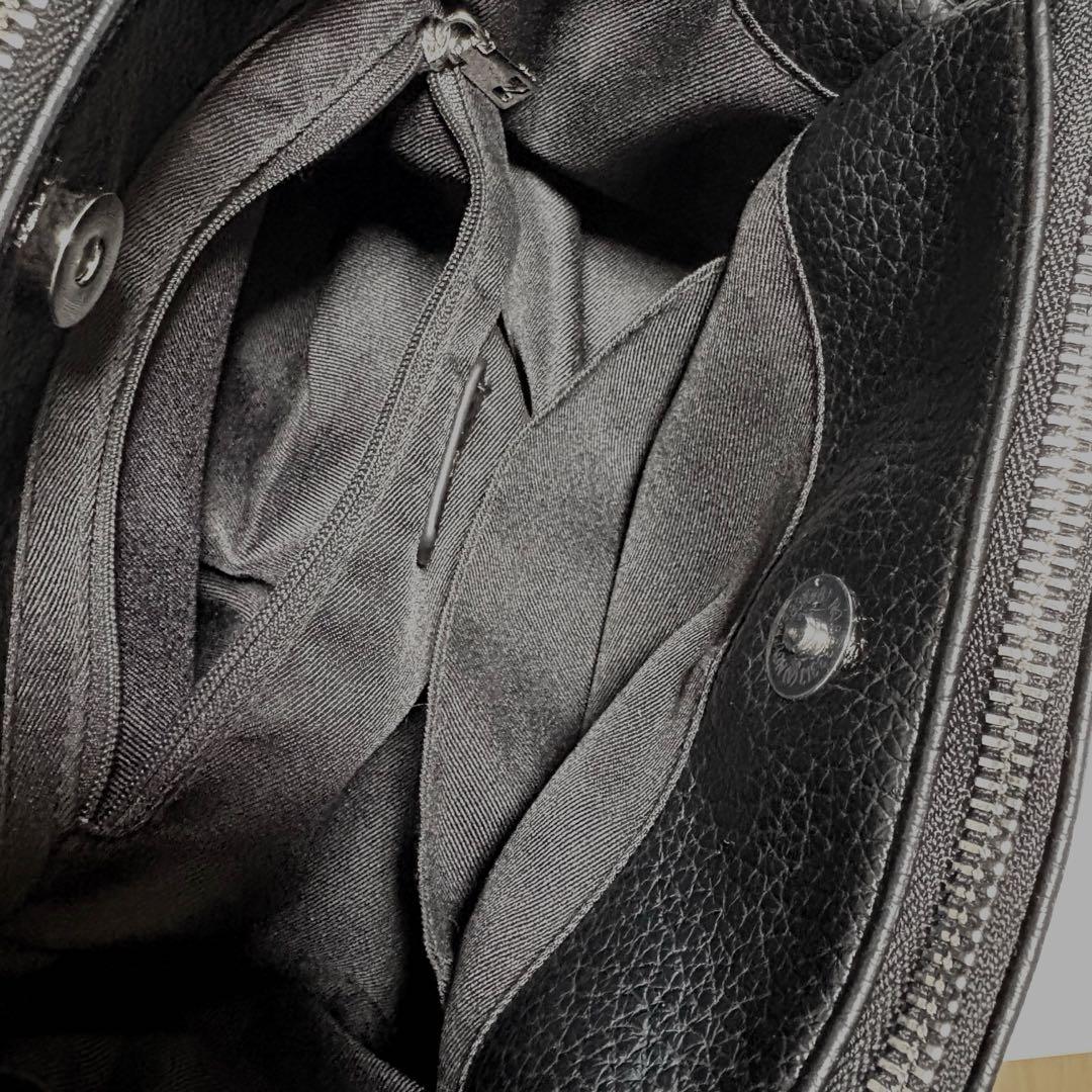 nouer 2way ショルダーバッグ ブラック チャーム3点付き