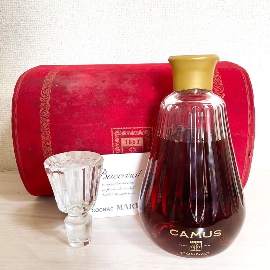 【未開栓】CAMUS カミュ バカラ カラフェ クリスタルボトル 替栓付 希少品