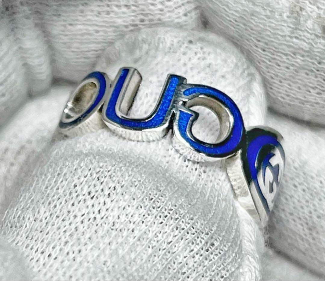 極美品‼️GUCCI 指輪　インターロッキング＆ロゴリング　18号