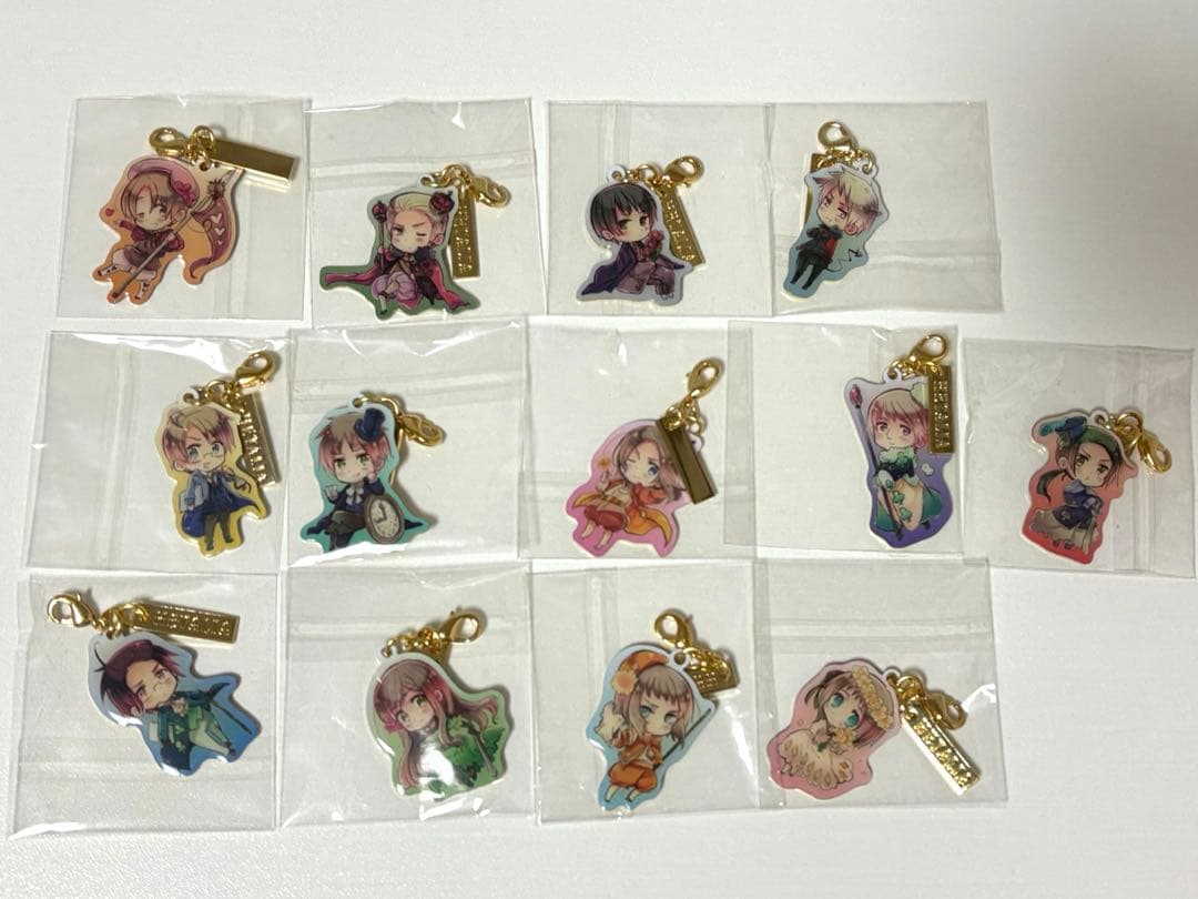 【最終値下げ】ヘタリア メタルチャーム トランプ 原作絵