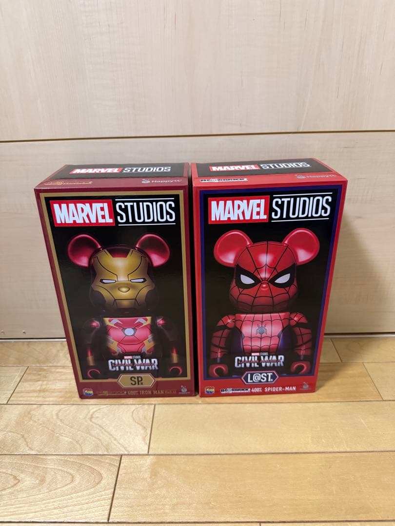 MARVEL STUDIOS 400% アイアンマン スパイダーマンセット