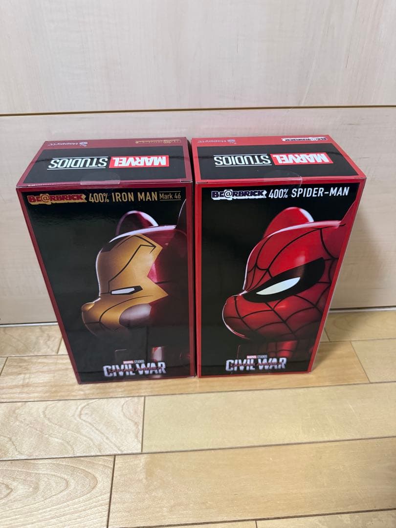 MARVEL STUDIOS 400% アイアンマン スパイダーマンセット