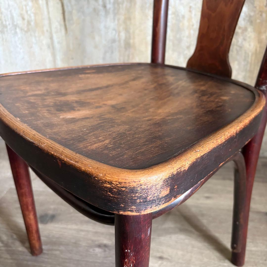 THONET アンティーク　ベントウッドチェア　曲木椅子　ヴィンテージ　④