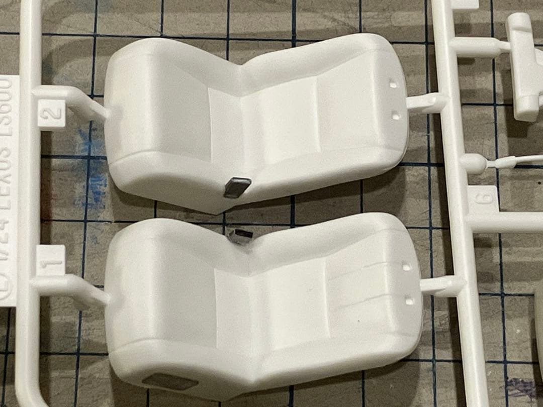 塗装済み 7分完成品 フジミ製 1/24 レクサス LS600hL OPホイール