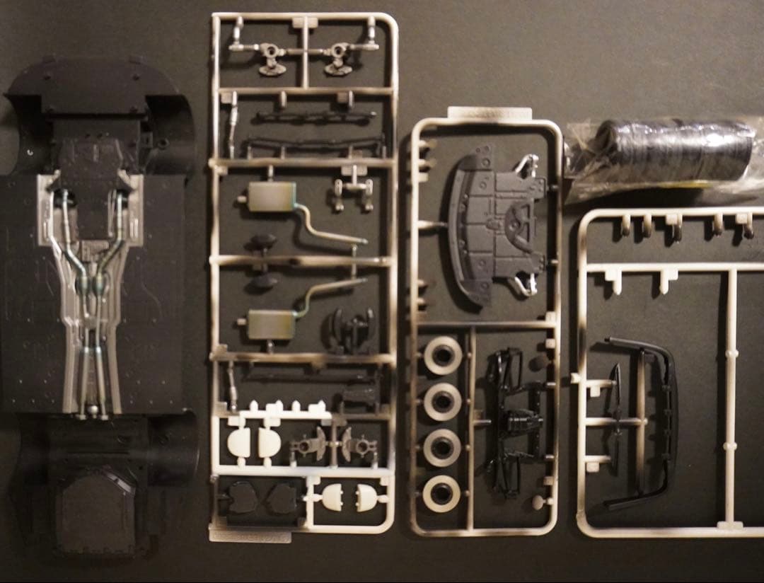 塗装済み 7分完成品 フジミ製 1/24 レクサス LS600hL OPホイール