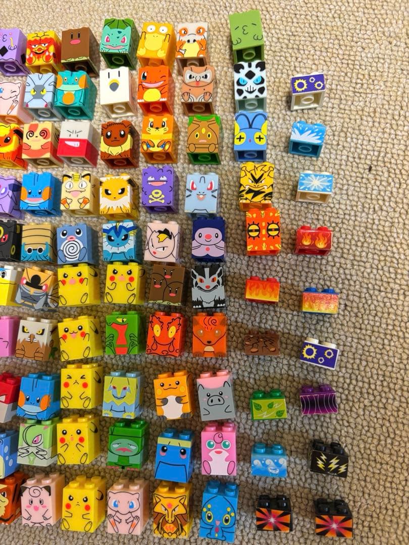 ポケモン　メガブロック　140種類　被りなし　まとめ売り　希少
