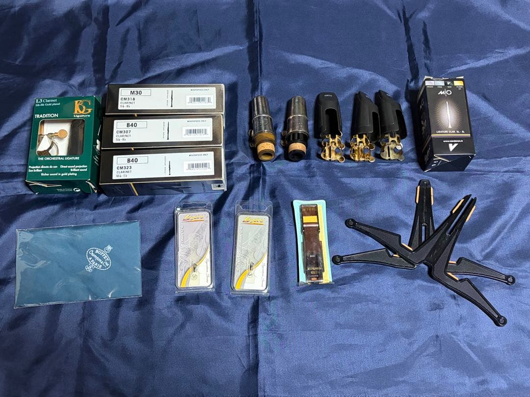 カ*ラ様 クラリネットマウスピース、リガチャー、リード他　15点セット