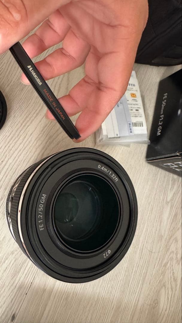 【極美品】sony FE 50mm F1.2 GM