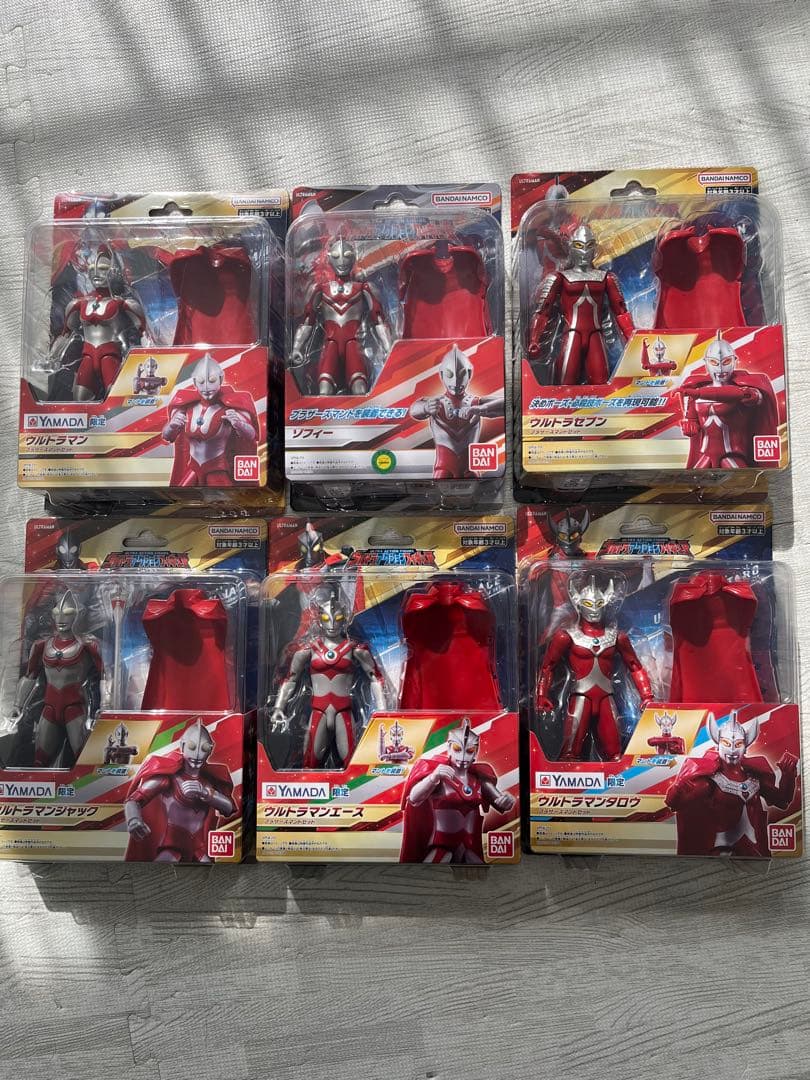 ウルトラアクションフィギュア　ウルトラ6兄弟　ブラザーズマントセット