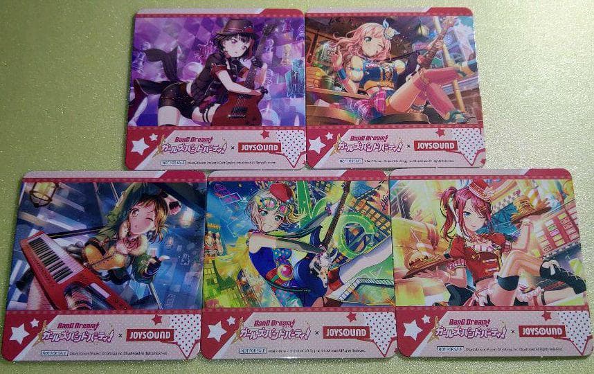 バンドリ　コラボカフェ　コースター　全35枚セット