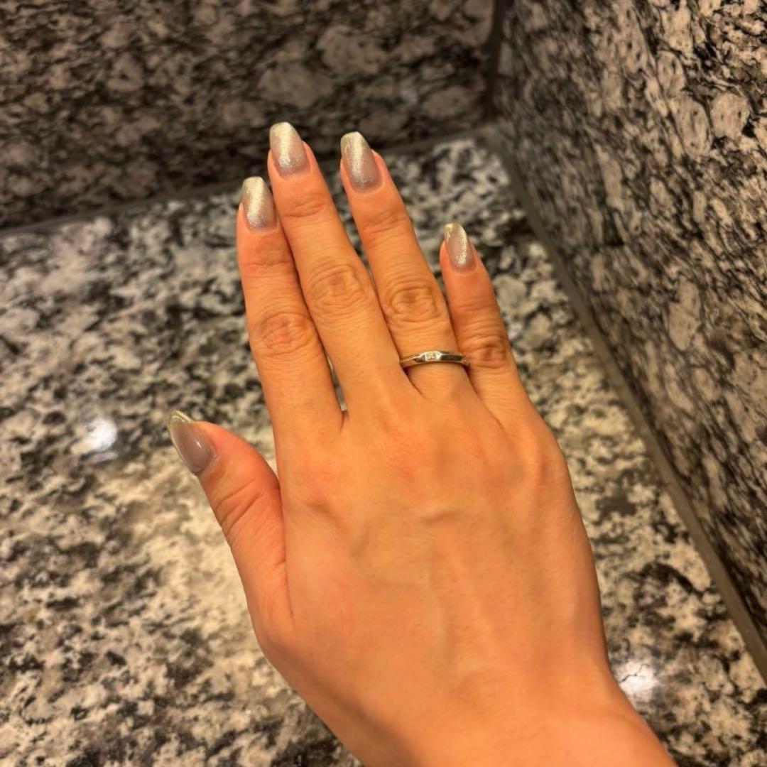 最終値下げティファニー トゥルー バンドリング ダイヤモンド プラチナ US８号