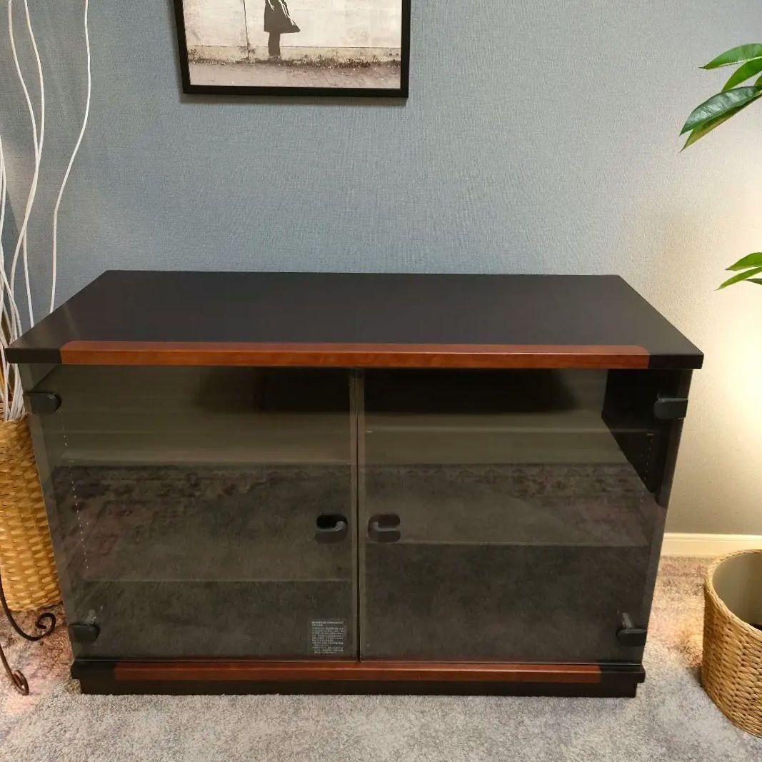 【SONYヴィンテージ】ミッドセンチュリーガラスキャビネット