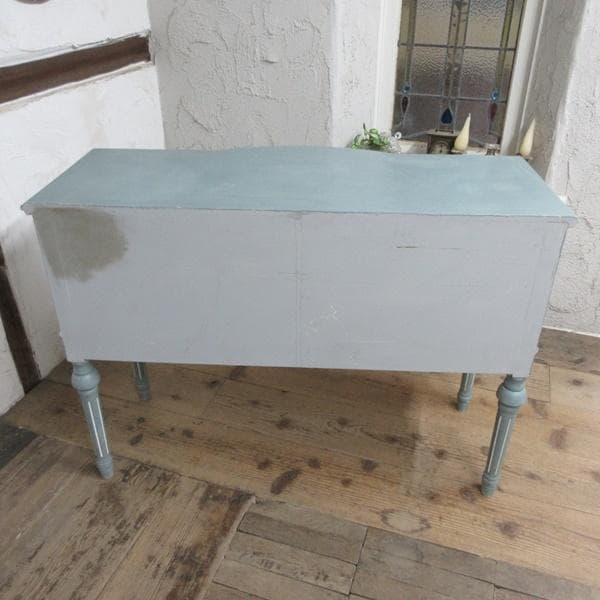 イギリス アンティーク 家具 サイドボード キャビネット ペイント 6912d